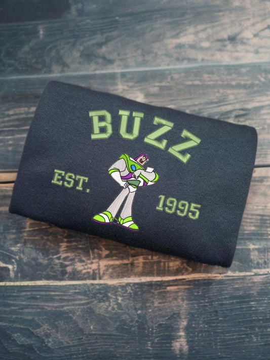 Sweat à col rond brodé Buzz enfant