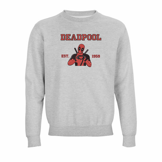 Sweat brodé inspiré Deadpool