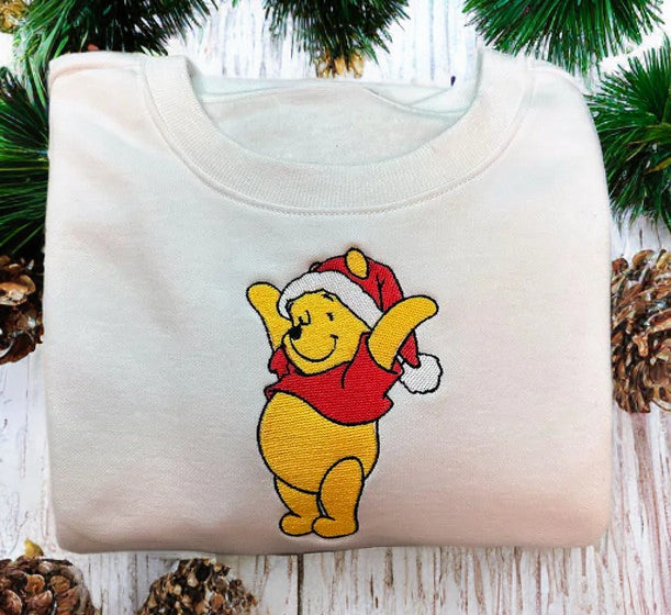 Sweat brodé Winnie Noel