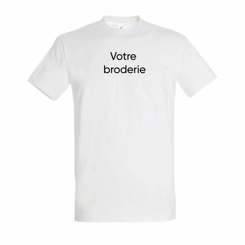 Tee-shirt brodé personnalisable