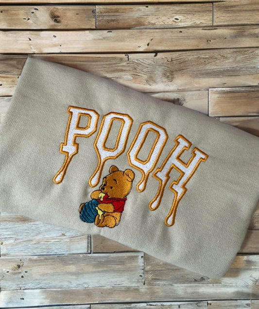 Sweat à col rond brodé Winnie The Pooh enfant